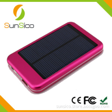 5000mAh Portable Cell Phone Battery Solar Mobile Charger